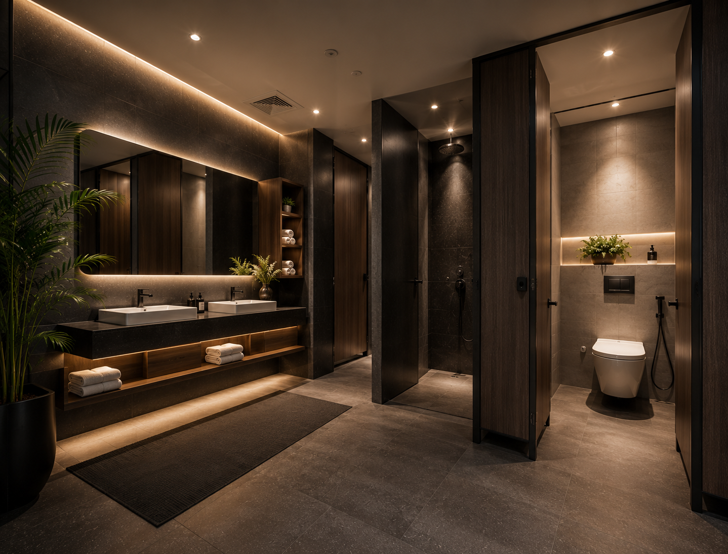 Private Washrooms & Comfort at TNT Gyms Kharar